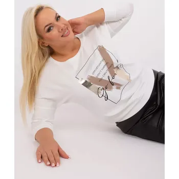 Dámská košile Halenka RV BZ 8981.31P ecru jedna velikost