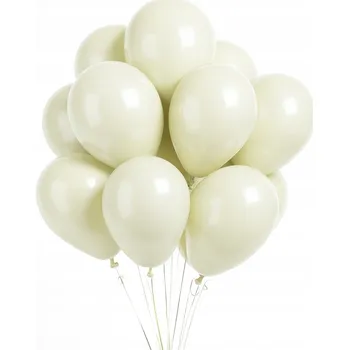 Balónek Sada balónků - krémové latexové balónky 30 cm 10 Ks