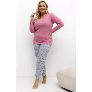 Pánské pyžamo Pohodlná pyžama pro plnoštíhlé model 221197 Forever Pink Xl