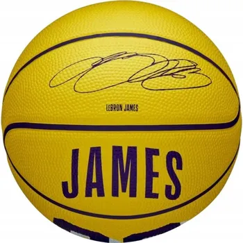 Basketbalový míč Basketbalový míč Wilson NBA Player Icon LeBron James Mini Ball vel. 3