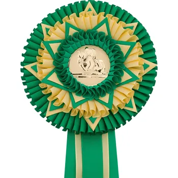 Kokarda pětiřadá HVĚZDA zdobená, průměr 16 cm