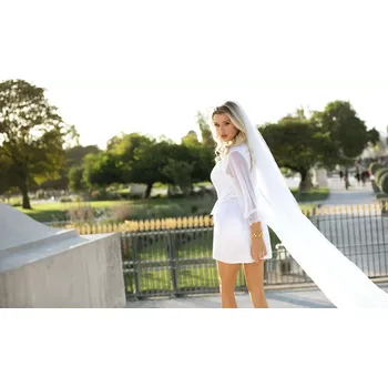 Dámský župan Bonnie župan bílý - Dkaren XL