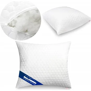 Polštář Polštář 40x40 polštář bílý ptačí vzor antialergický