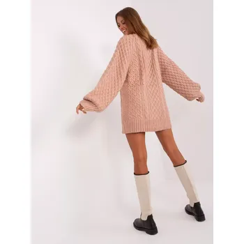 Dámský svetr Propojka AT SW 2367 2.64P tmavě růžová jedna velikost