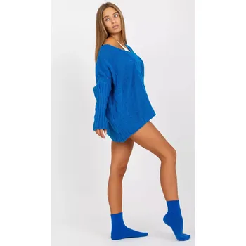 Dámský svetr Dámský svetr TW SW BI M903 tmavě modrý jedna velikost