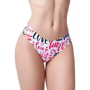 Kalhotky Dámské brazilky Meméme Love Message Dle obrázku L