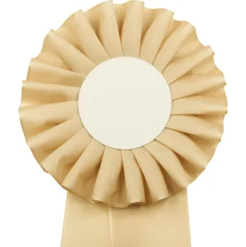 Kokarda jednořadá STANDARD, průměr 11 cm, krémová