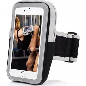 Pouzdro na mobilní telefon Pouzdro na ruku TelForceOne Univerzální se zipem černé na kolo