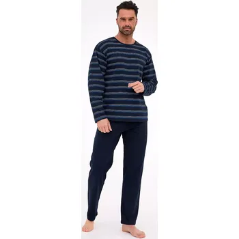 Pánské pyžamo Pyžamo Cornette Various 138/55 délka/r S-2XL pánské tmavě modrá XXL