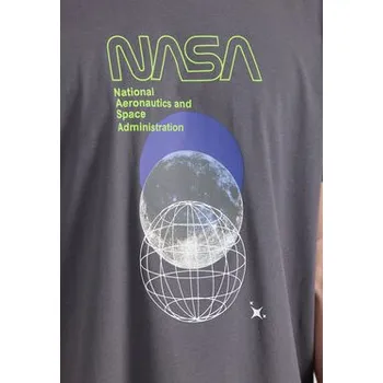 Pánské tričko Alpha Industries T-Shirt AI.146510-684-M Šedá Regular Fit XXL