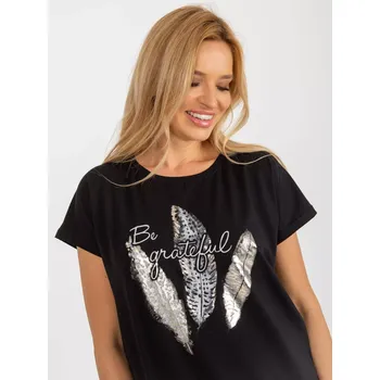 Dámská košile Halenka RV BZ 8921.66 černá L/XL