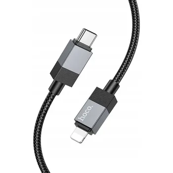 Datový kabel Kabel Hoco USB typ C - Apple Lightning 1 m černý