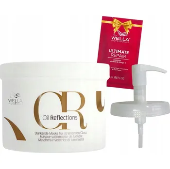 Vlasová regenerace Wella Professionals Oil Reflections Maska na vlasy 500 ml + Pumpyčka