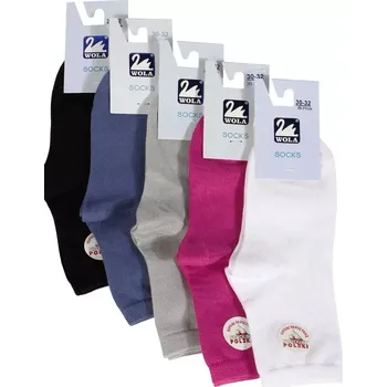 Dívčí tričko HLADKÉ PONOŽKY 6-11 LET RED 82 30-32