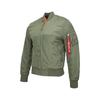 Pánský bomber Alpha Industries Bunda bomber AI.191118-01-XXL Zelená Vintage Fit S