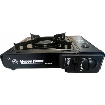 Turistický vařič CESTOVNÍ PLYNOVÝ VAŘIČ KERAMICKÝ 2V1 + REDUKTOR + 4 PLYNOVÉ KARTUŠE TIROSS