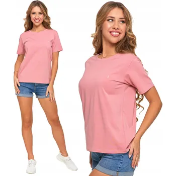 TRIČKO bavlněná BAVLNA s krátkým rukávem, růžová, základní velikost MORAJ XL