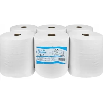 Papírový ručník Papírové utěrky z celulózy Matic , balení 6 kusů ks bílé