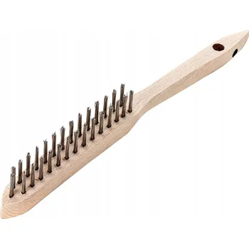 Drátěný kartáč Ruční drátěný kartáč, ocelový drát, vlnitý 0,