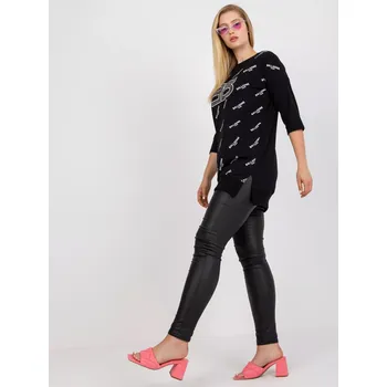 Dámská košile Halenka RV BZ 7036.02P černá jedna velikost