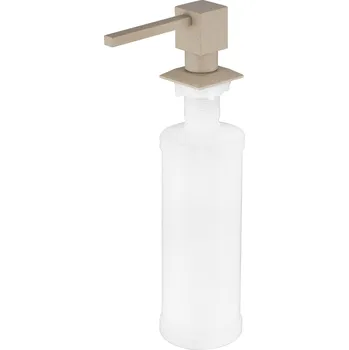 Dávkovač mýdla ČTVERCOVÝ DÁVKOVAČ MILAN NA TEKUTÉ MÝDLO, KARTÁČOVANÝ