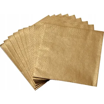 Papírový ubrousek TGE Ubrousky 33 x 33 cm 2vrstvé Šampaňské 25 ks