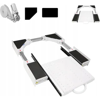 Praní a péče o prádlo UNIVERZÁLNÍ spojovací díl s výsuvnou POLICÍ pro pračky Bosch, Siemens a Miele