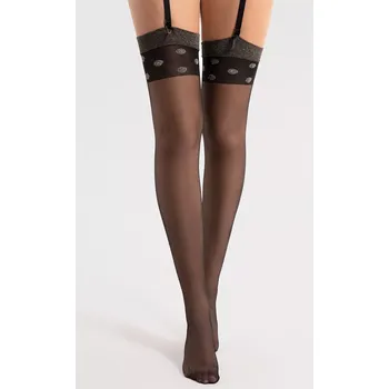 Dámské punčochy Fiore Luxe 15 DEN O4100 barva:černá 2-S