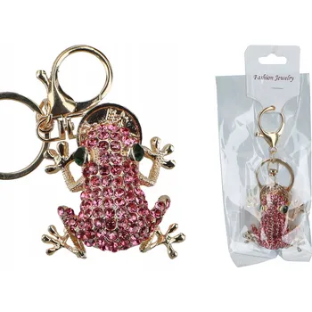 PŘÍVĚSEK NA KLÍČE NA KLÍČE PŘÍVĚSEK NA KABELKU ŽÁBA ŽABKA ZELENÁ DÁREK