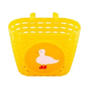 Košík na láhev Přední košík na kolo Widek Explorer Sleepy Duck žlutý