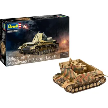 Plastikový model Revell Plastikový model tanku Flakpanzer IV "Möbelwagen" 3.7cm Flak 43
