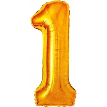 Balónek Fóliový balónek Go-Party bal81 zlatá číslice 1 81 cm (32")