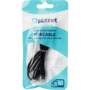 Datový kabel Platinet Nabíjecí Kabel USB-C - USB-C 3A, 60W, 1m, černý