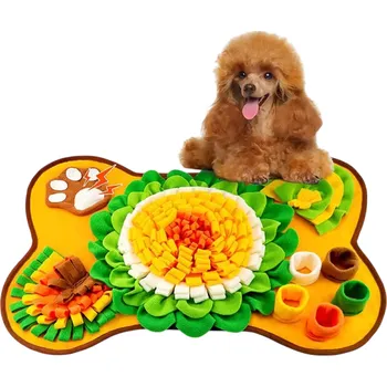 Hračka pro psa Čichová podložka pro psy a kočky 64 x 43 cm Polyesterová podložka na pamlsky pro pomalé krmení a interaktivní trénink