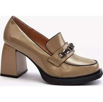 Dámské lodičky Lodičky na masivních podpatcích, zelené Terimene Velikost: 40