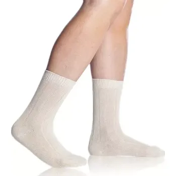 Pánské ponožky Zimní bambusové ponožky BAMBUS CASUAL SOCKS - BELLINDA - béžová 39 - 42
