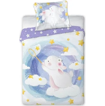 Povlečení FARO Povlečení do postýlky Králíček Bavlna, 100/135, 40/60 cm