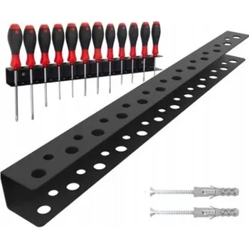 Věšák Dílenský držák / věšák na 23 šroubováků - 54 cm