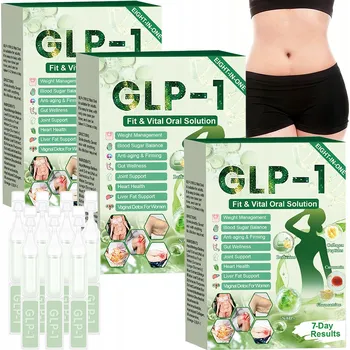 Ústní voda GLP-1 Zpevňující a modelující kúra 8v1 pro pokožku a tělo, Pečující kapky