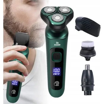 Holicí strojek HOLICÍ STROJEK PÁNSKÝ ZASTŘIHOVAČ VOUSŮ HLAVY NOS UŠI WET&DRY USB 3V1