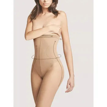 Dámské punčochy Dámské punčochové kalhoty Fiore M5218 High Waist Bikini 20 den 2-4 Barva: černá, Velikost: 2-S