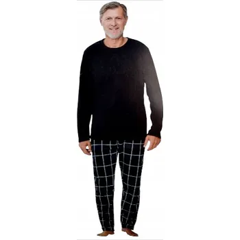Pánské pyžamo CLEVE pánské pyžamo s dlouhým rukávem, velikost XL