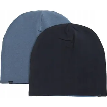 Čepice Čepice beanie oboustranná dětská 4F 4FJWSS25ACAPU505 tmavě modrá