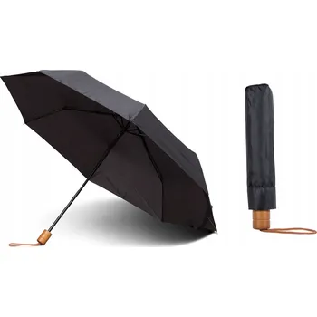 Skládací AUTOMATICKÝ deštník VELKÝ černý
