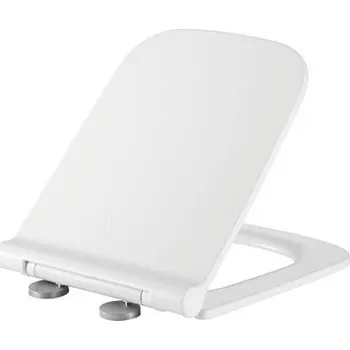 WC sedátko WC sedátko Sannit s pomalým sklápěním, duroplast, bílé, antibakteriální