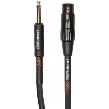 Audio kabel Roland RMC-B20-HIZ 6m Audio kabel, 6.35mm Jack - XLR, Černý