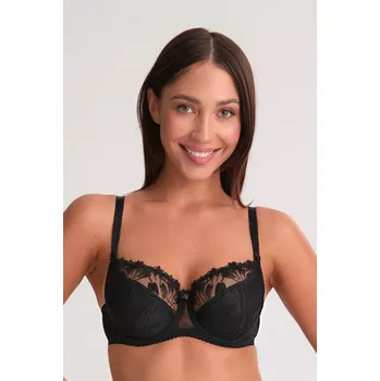Dámské spodní prádlo POLOMĚKKÁ PODPRSENKA PARIS 1302 ČERNÁ černá 70F