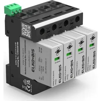 Přepěťová ochrana Přepěťová ochrana ESPAC V T2 20/275 4+0 RI 12400200180