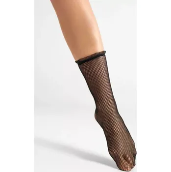 Pánské ponožky BEA - KABARETNÍ PONOŽKY černá UNI