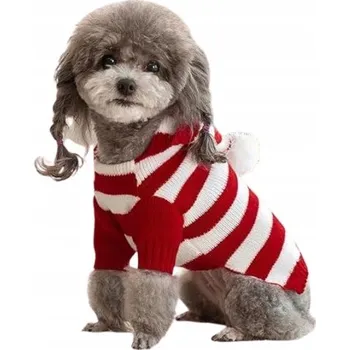 Obleček pro psa Obleček pro psa, příjemný a pružný svetr pro malé psy, vánoční, velikost L